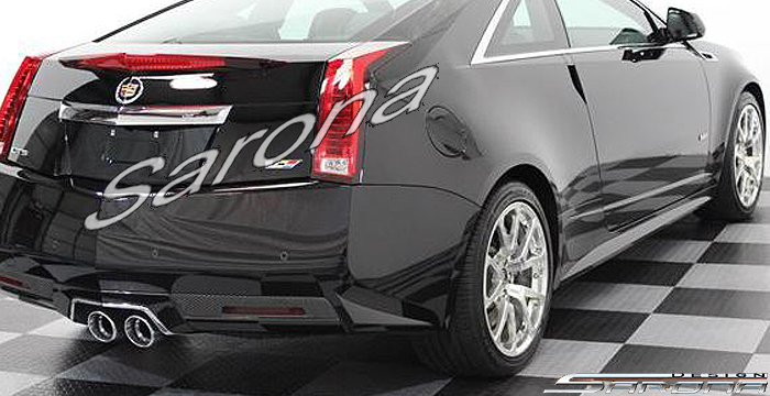 Custom Cadillac CTS  Coupe Side Skirts (2008 - 2013) - $690.00 (Part #CD-012-SS)